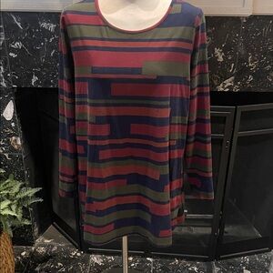 Striped Long Sleeve Top